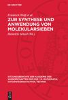 book: Zur Synthese und Anwendung von Molekularsieben