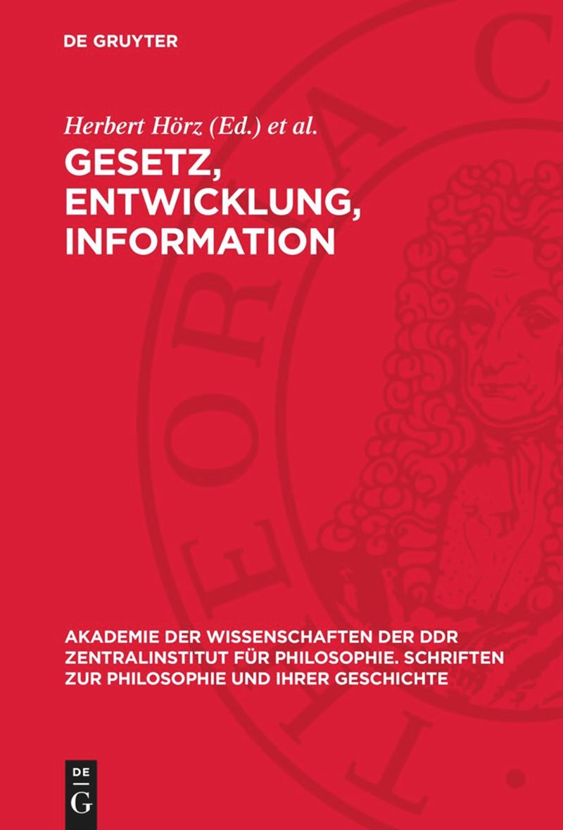 book: Gesetz, Entwicklung, Information