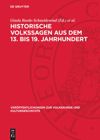 book: Historische Volkssagen aus dem 13. bis 19. Jahrhundert