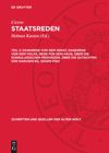 Teil 2 Dankrede vor dem Senat, Dankrede vor dem Volke, Rede für sein Haus, Über die konsularischen Provinzen, Über die Gutachten der Haruspices, Gegen Piso