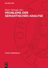 book: Probleme der semantischen Analyse