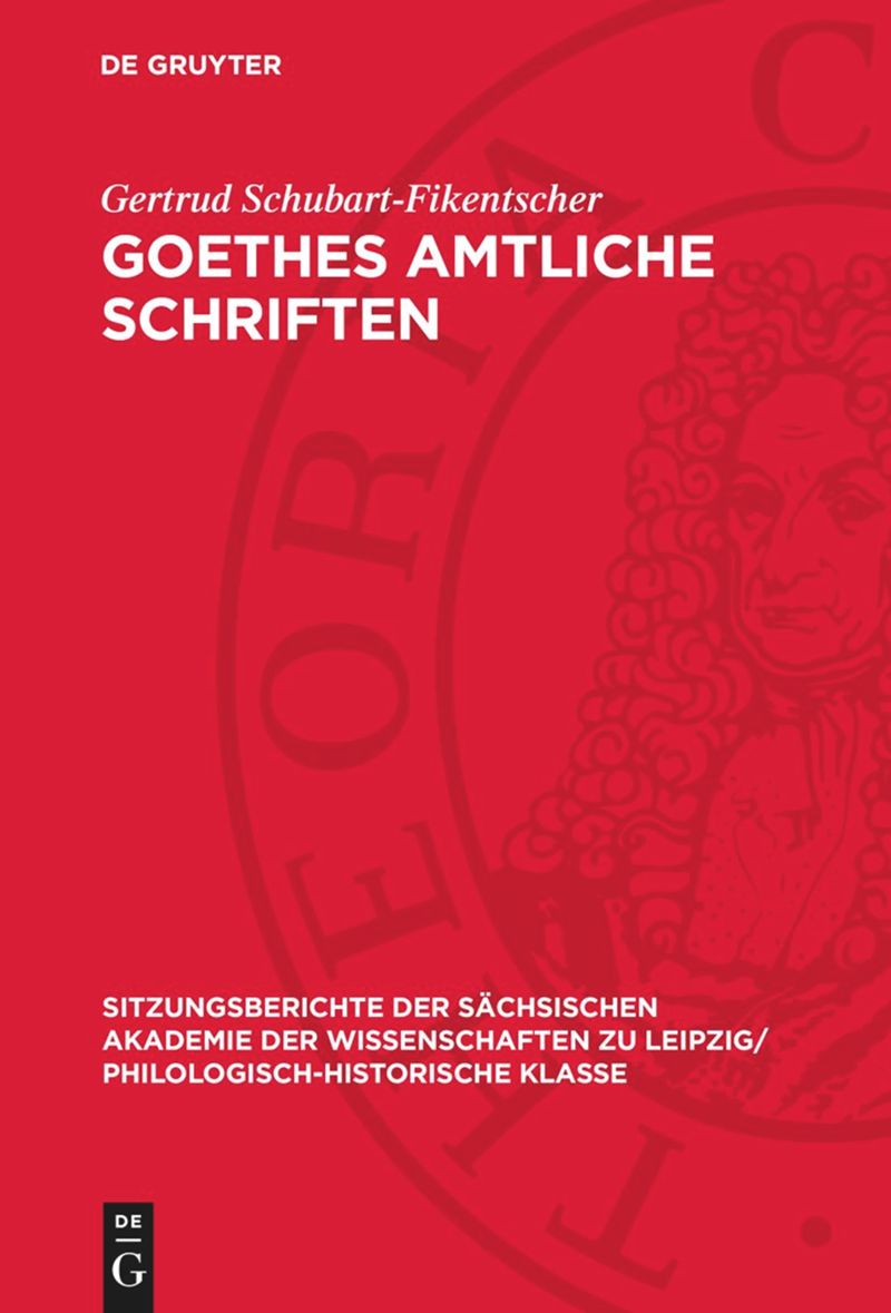 book: Goethes amtliche Schriften