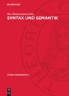 book: Syntax und Semantik