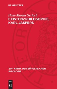 book: Existenzphilosophie, Karl Jaspers