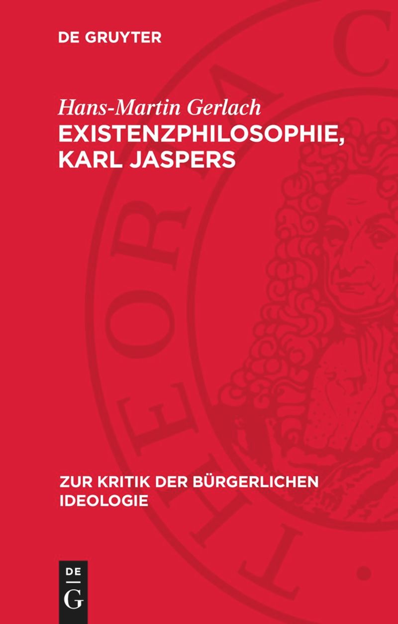 book: Existenzphilosophie, Karl Jaspers