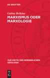book: Marxismus oder Marxologie