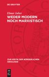 book: Weder modern noch marxistisch