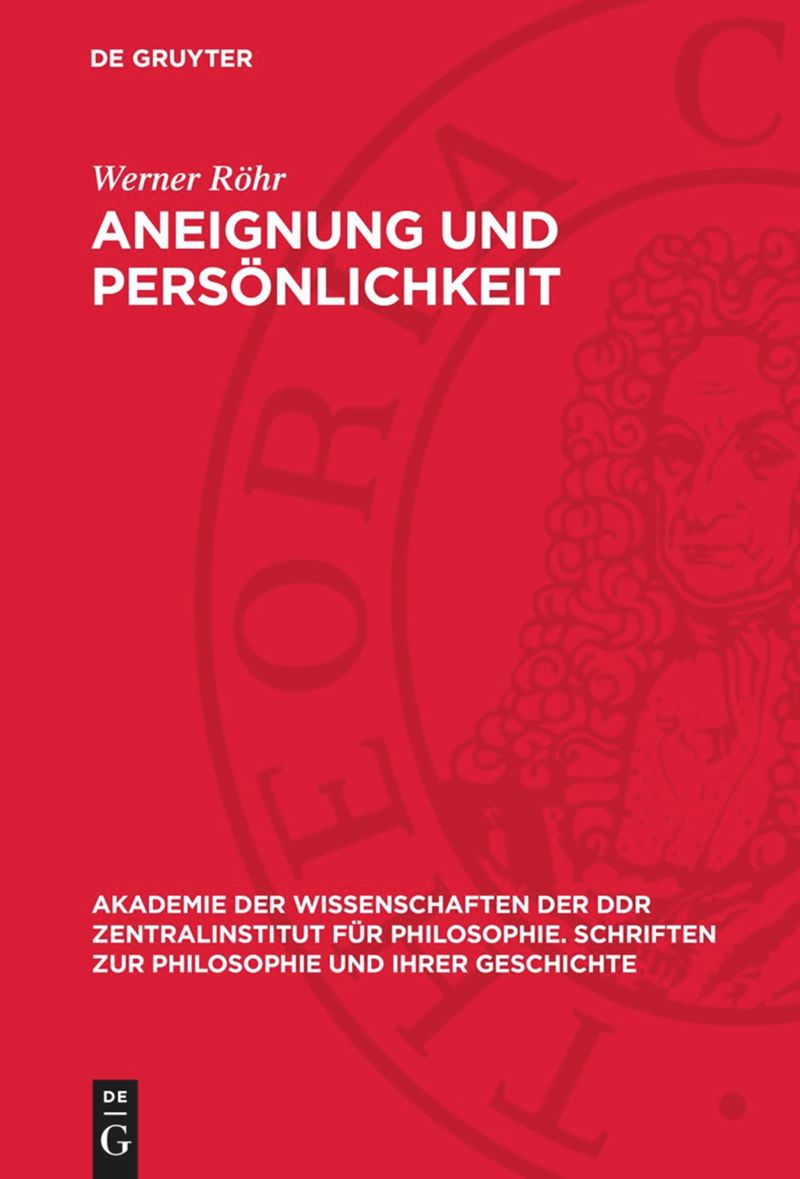 book: Aneignung und Persönlichkeit