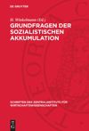 book: Grundfragen der sozialistischen Akkumulation
