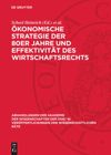book: Ökonomische Strategie der 80er Jahre und Effektivität des Wirtschaftsrechts