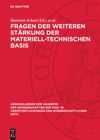book: Fragen der weiteren Stärkung der materiell-technischen Basis