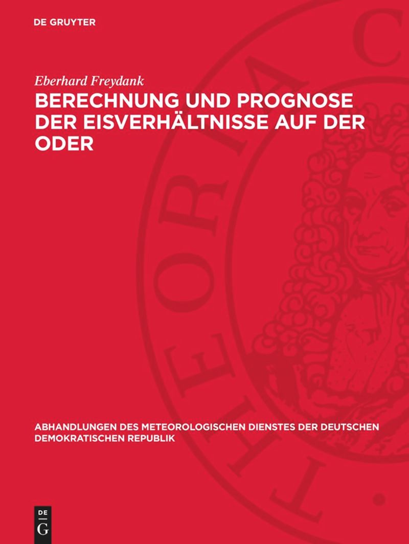 book: Berechnung und Prognose der Eisverhältnisse auf der Oder