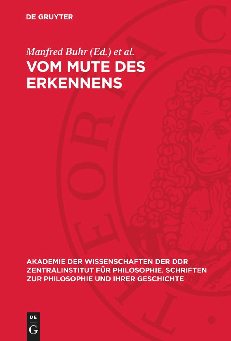 book: Vom Mute des Erkennens