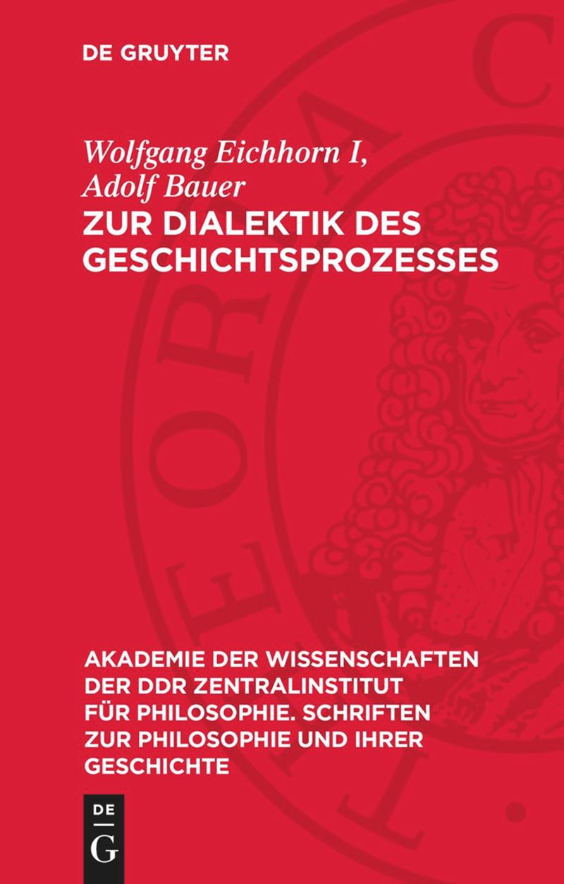 book: Zur Dialektik des Geschichtsprozesses