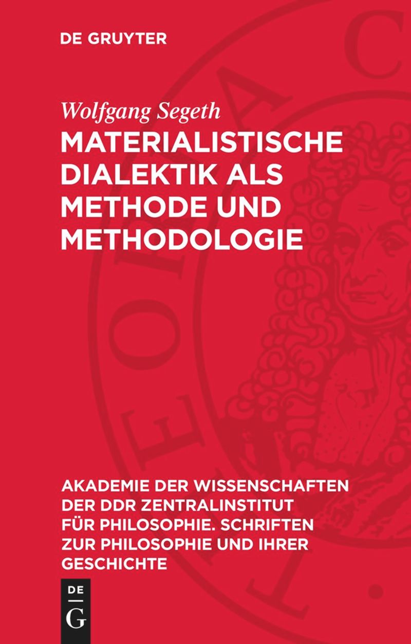 book: Materialistische Dialektik als Methode und Methodologie