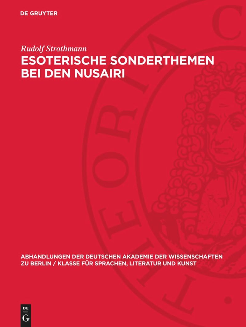 book: Esoterische Sonderthemen bei den Nusairi