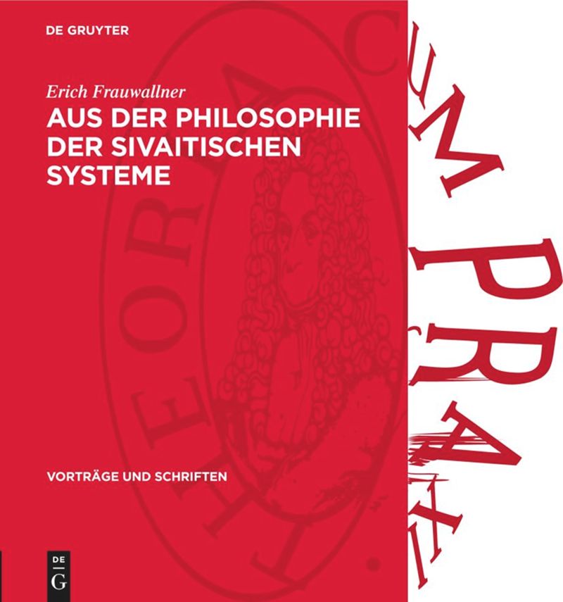 book: Aus der Philosophie der sivaitischen Systeme