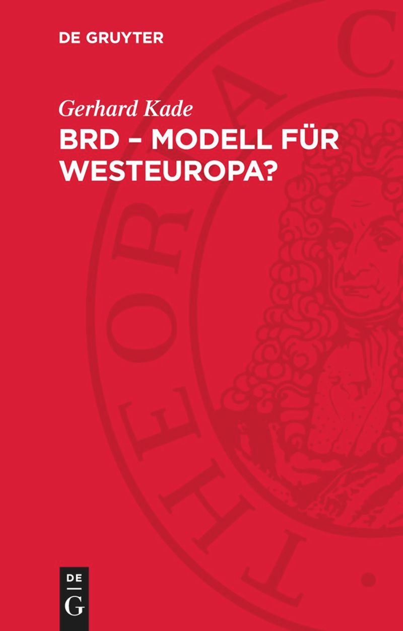 book: BRD – Modell für Westeuropa?