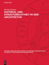 book: Material und Strukturechtheit in der Architektur