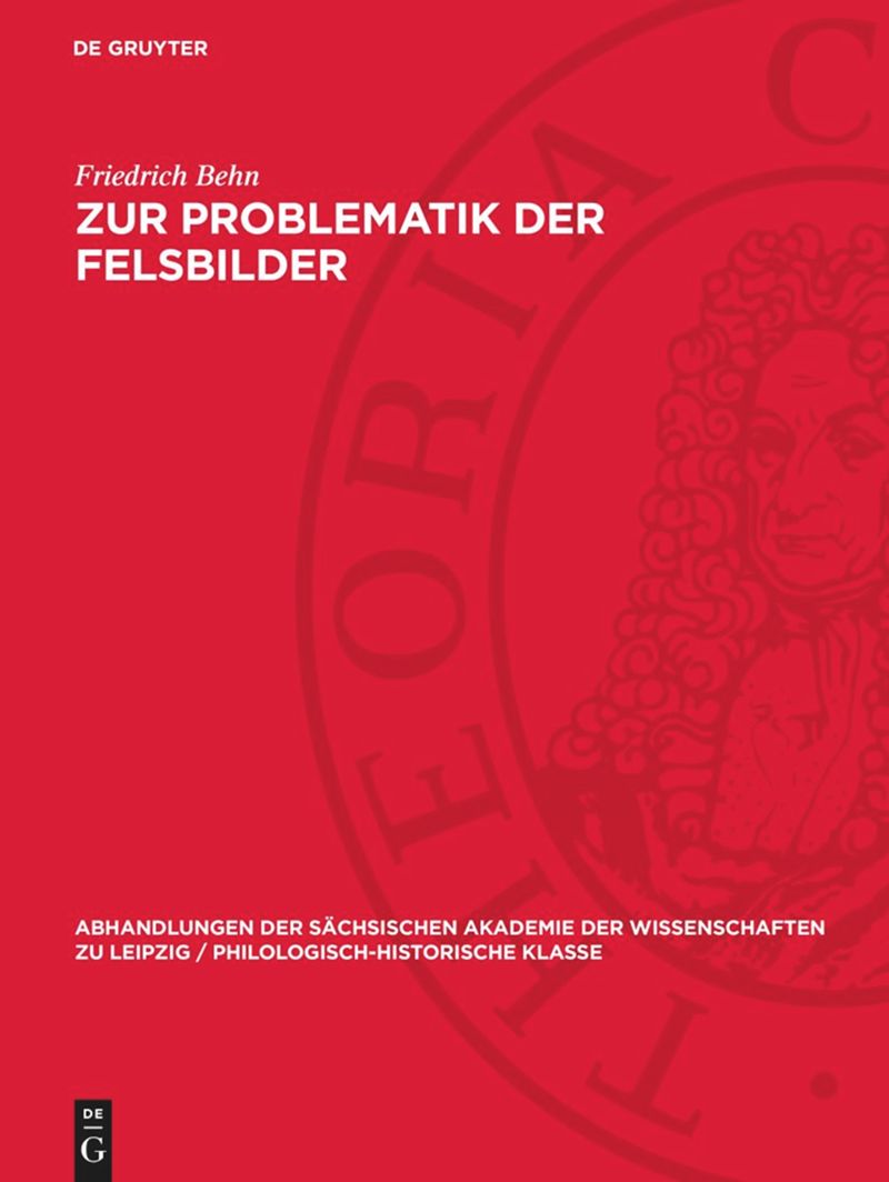 book: Zur Problematik der Felsbilder