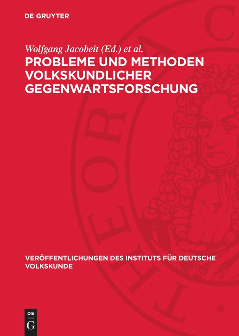 book: Probleme und Methoden volkskundlicher Gegenwartsforschung