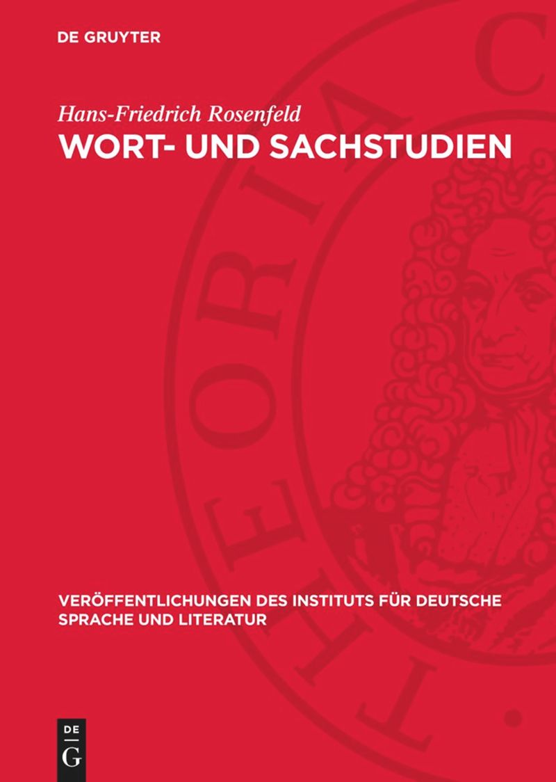 book: Wort- und Sachstudien