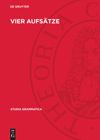 book: Vier Aufsätze