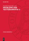 book: Probleme der Textgrammatik II