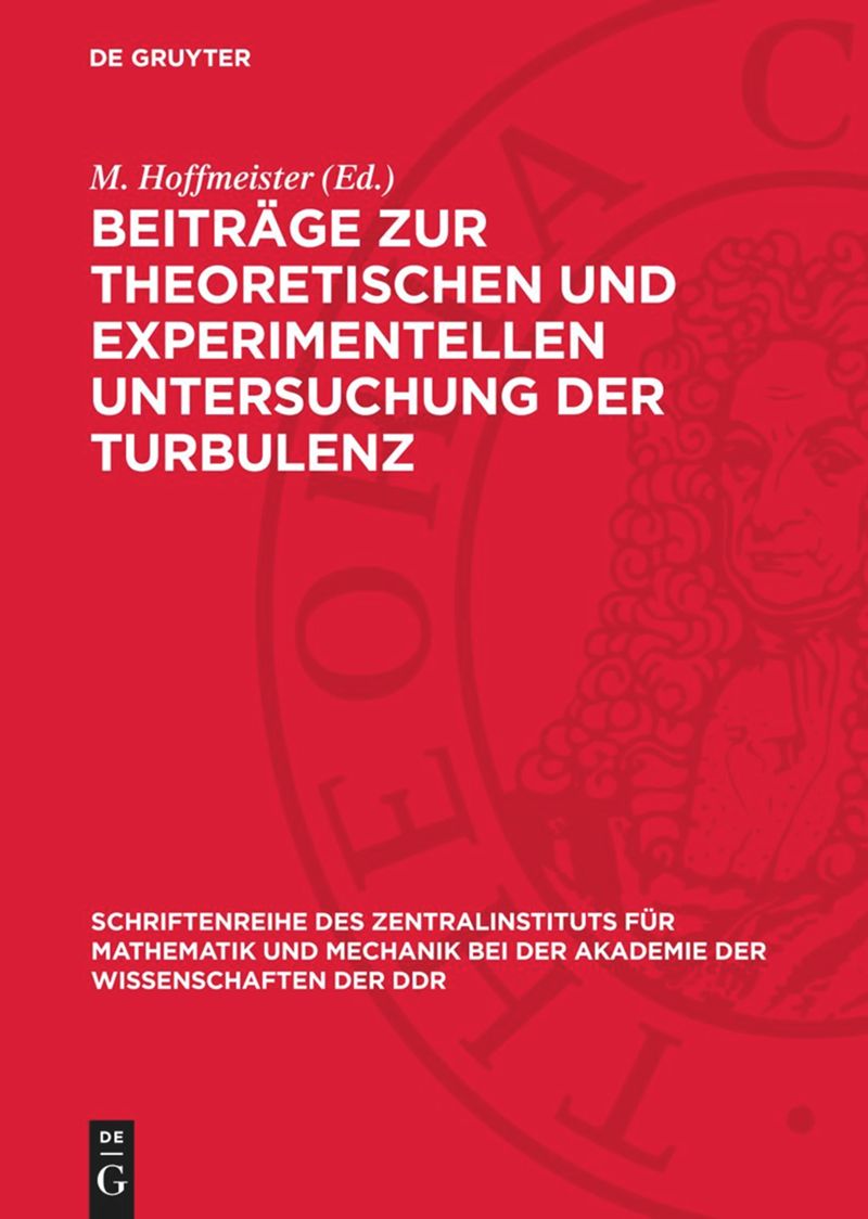 book: Beiträge zur theoretischen und experimentellen Untersuchung der Turbulenz