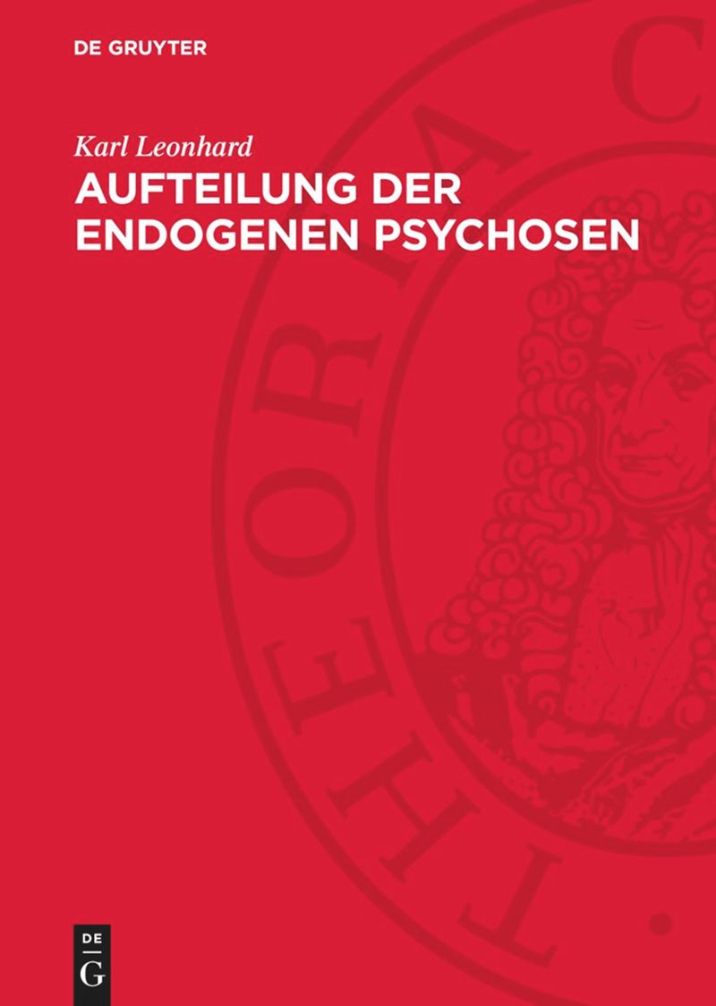 book: Aufteilung der endogenen Psychosen