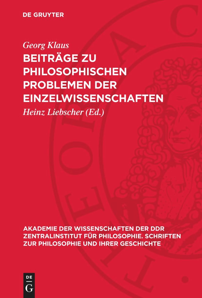 book: Beiträge zu philosophischen Problemen der Einzelwissenschaften