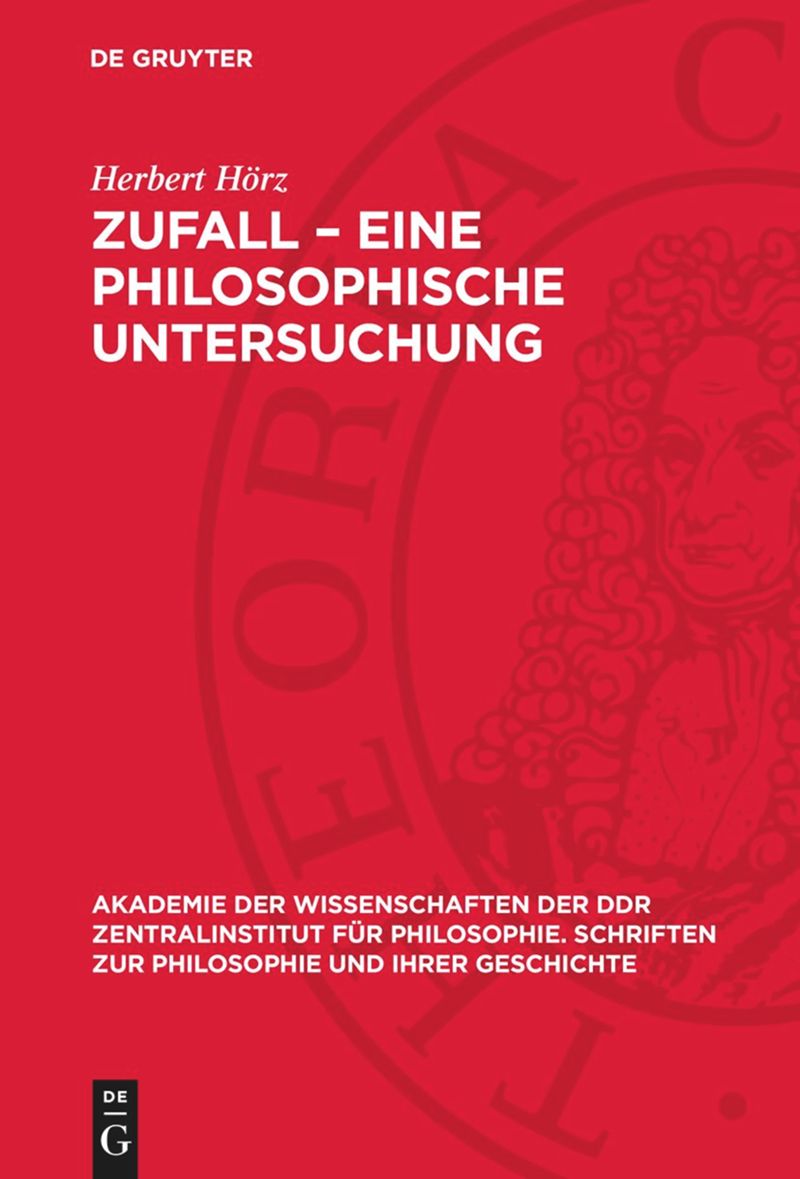 book: Zufall – Eine philosophische Untersuchung
