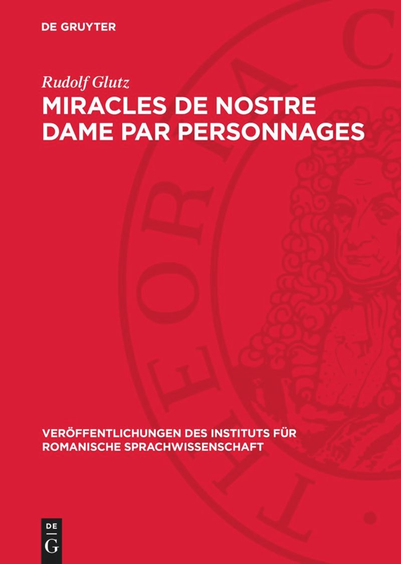 book: Miracles de Nostre Dame par personnages
