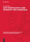 book: Zum Wortschatz der Mundart des Sarrabus