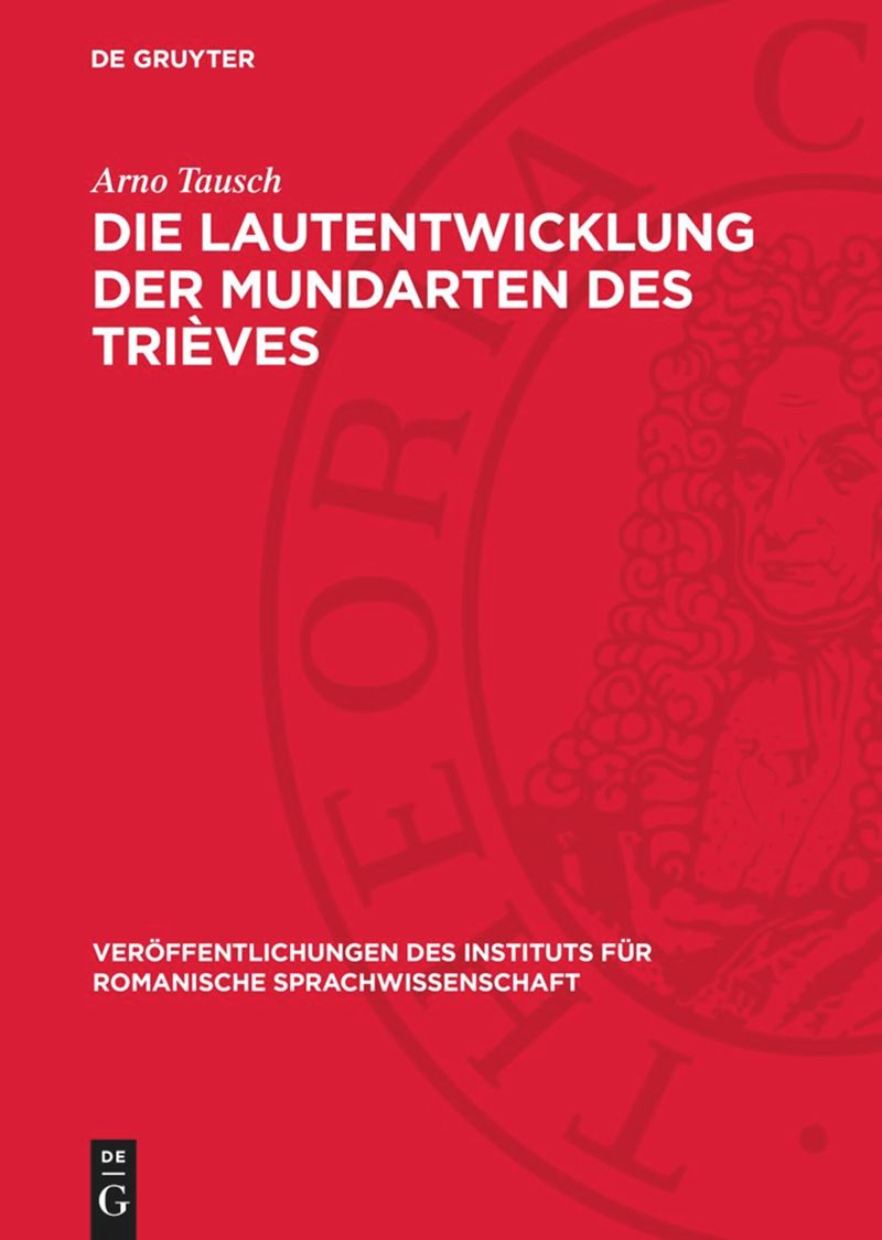 book: Die Lautentwicklung der Mundarten des Trièves