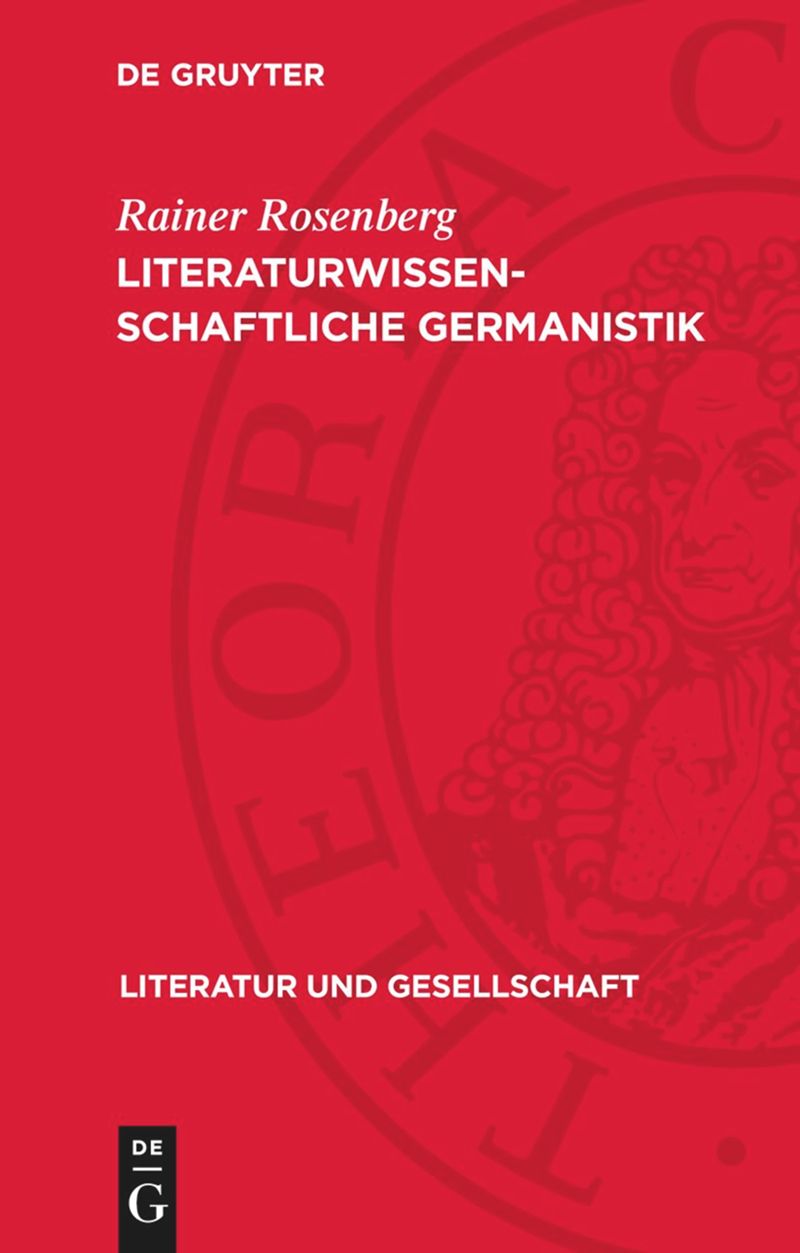book: Literaturwissenschaftliche Germanistik