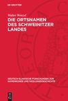 book: Die Ortsnamen des Schweinitzer Landes