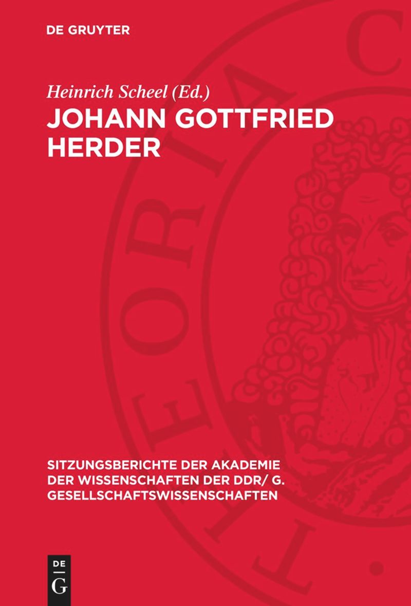 book: Johann Gottfried Herder