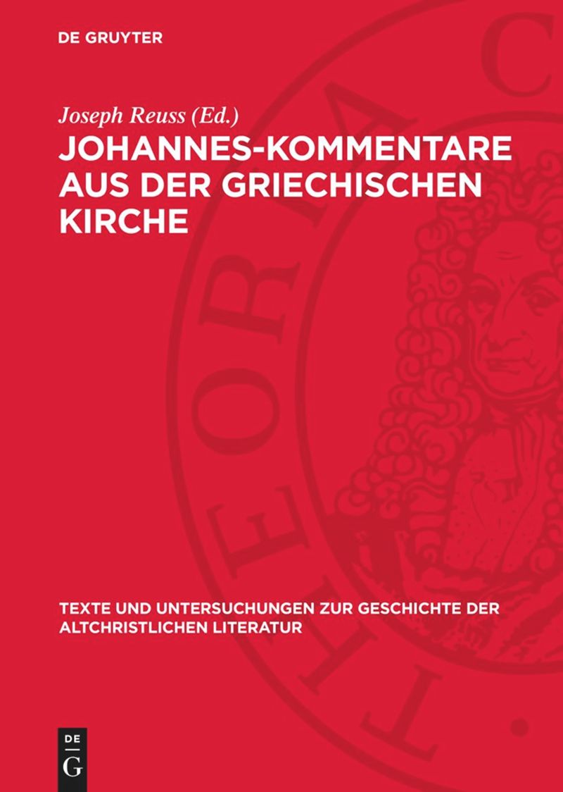 book: Johannes-Kommentare aus der griechischen Kirche