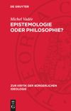 book: Epistemologie oder Philosophie?