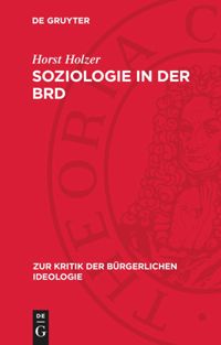 book: Soziologie in der BRD