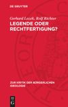 book: Legende oder Rechtfertigung?
