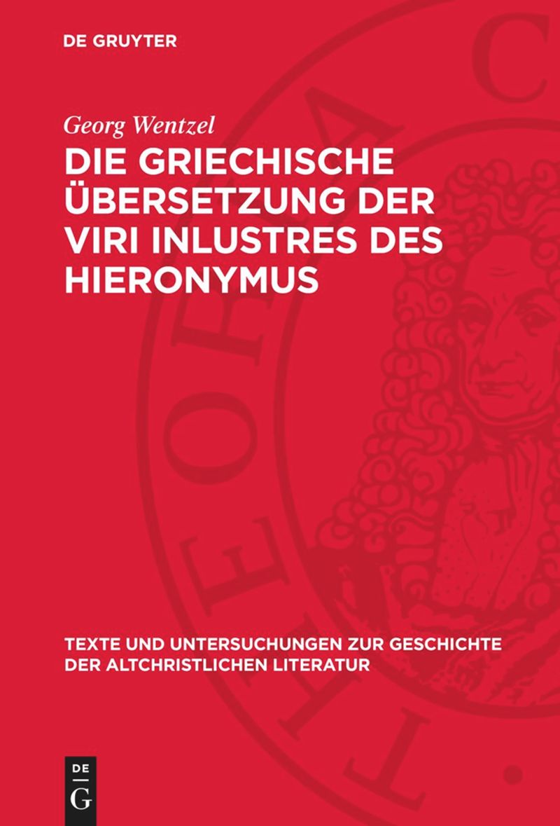 book: Die griechische Übersetzung der Viri inlustres des Hieronymus