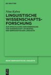 book: Linguistische Wissenschaftsforschung