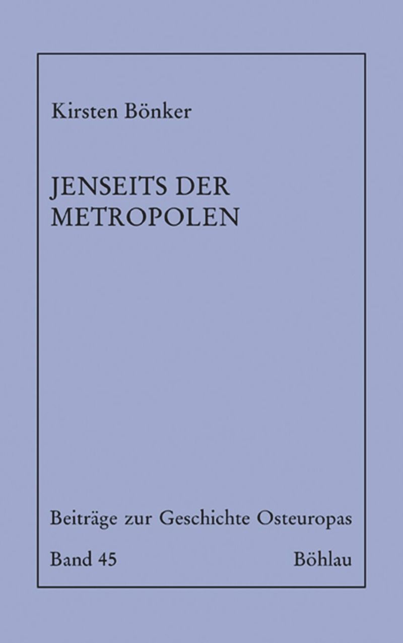 book: Jenseits der Metropolen
