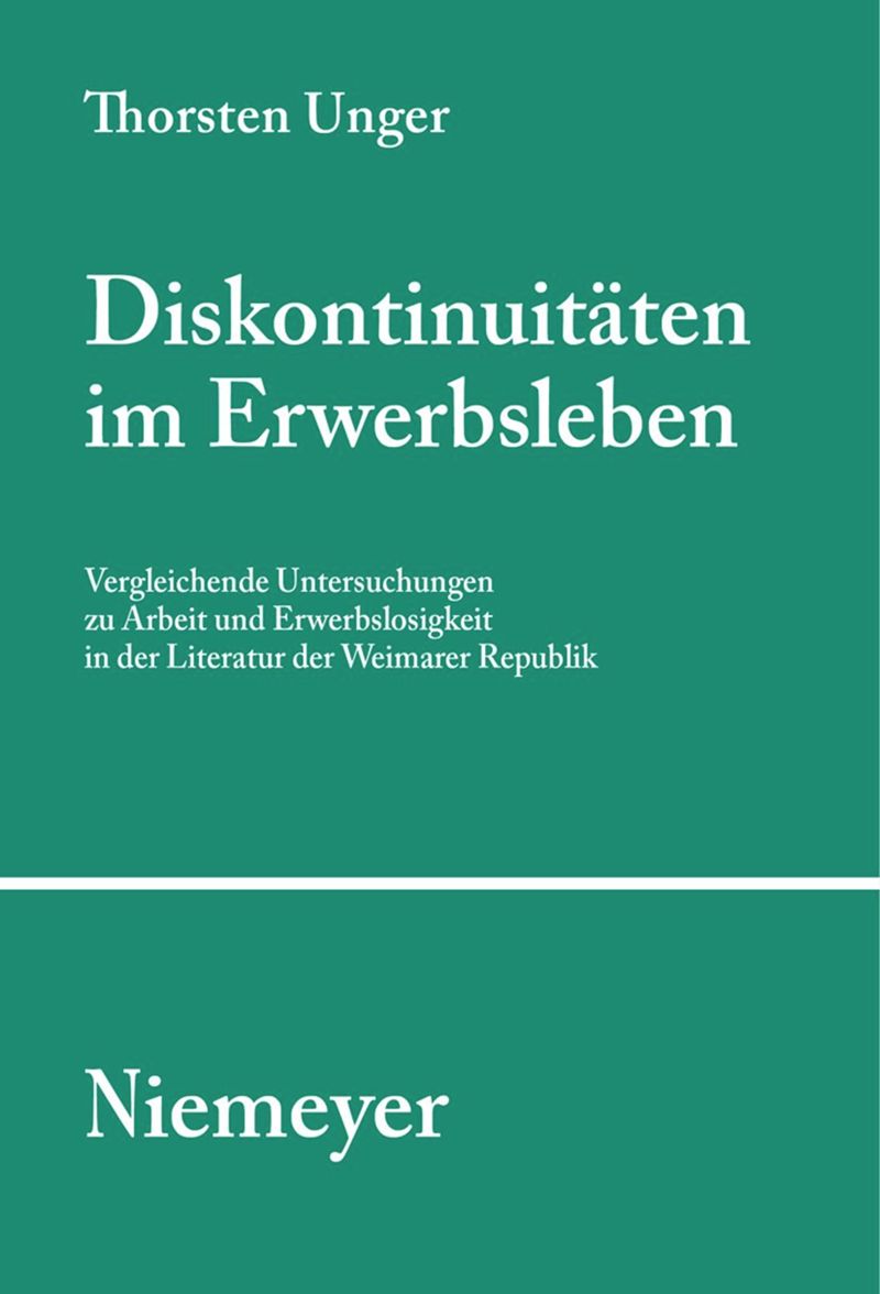 book: Diskontinuitäten im Erwerbsleben