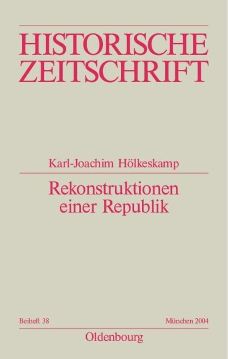 book: Rekonstruktionen einer Republik