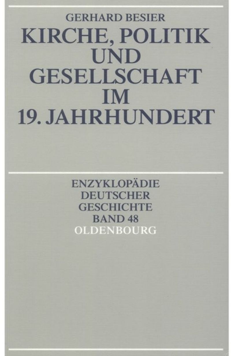 book: Kirche, Politik und Gesellschaft im 19. Jahrhundert