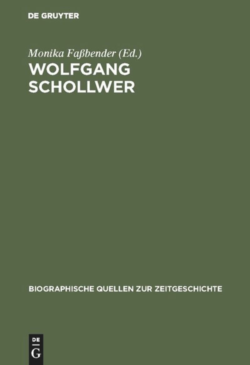 book: Wolfgang Schollwer