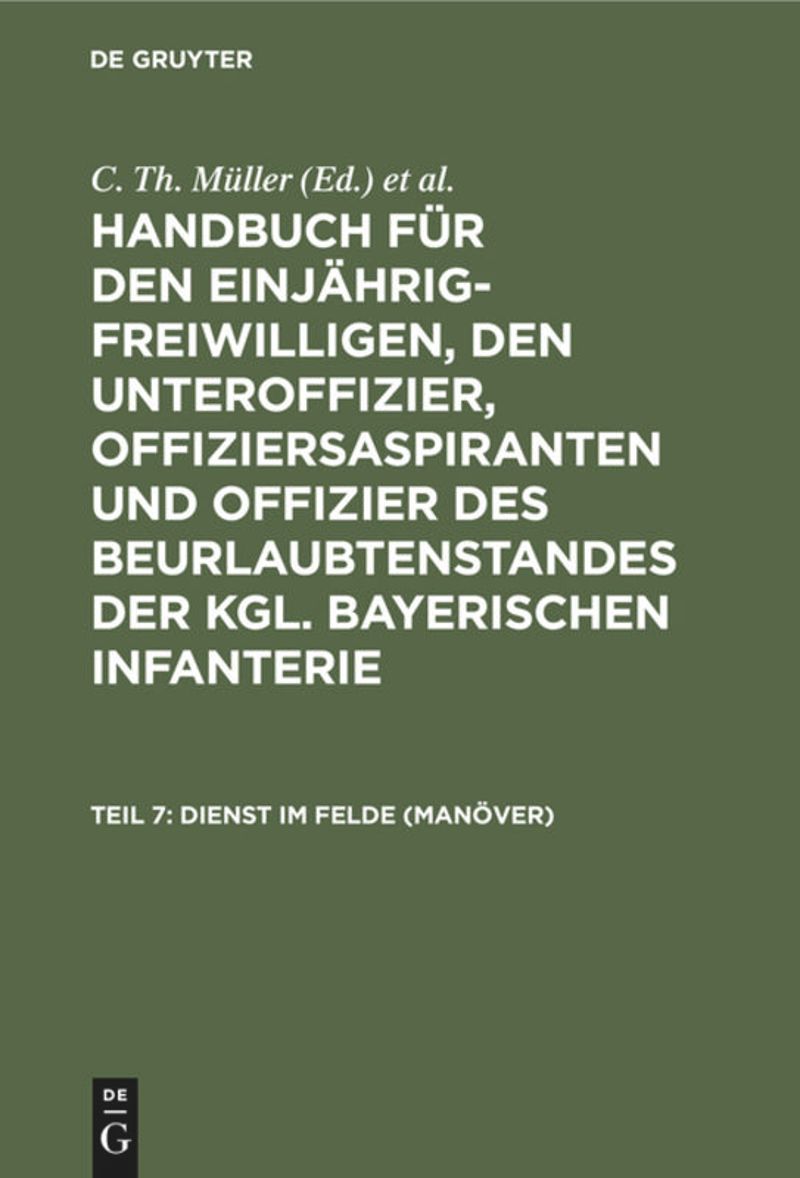 book: Teil 7 Dienst im Felde (Manöver)